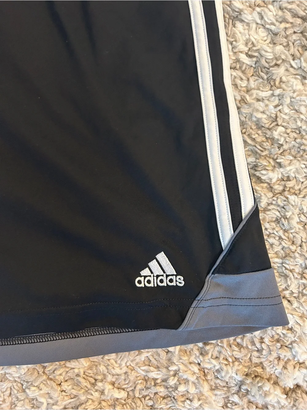 Adidas Athletic Shorts with White Trim (3 Pair Bundle)